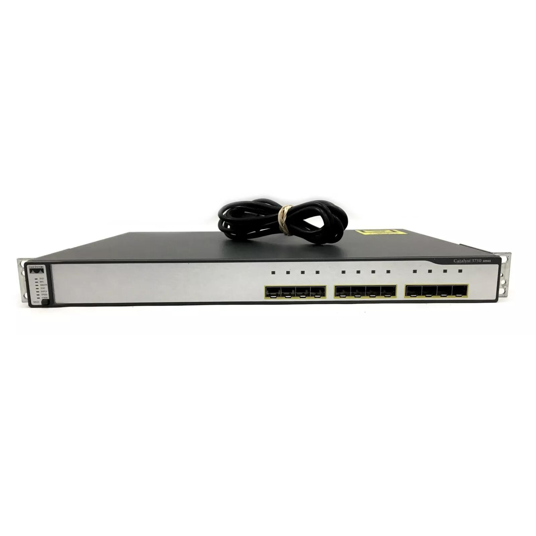SWITCH CISCO GIGABIT WS-C3750-12S 12 SFP PORTS – Sacabletrade